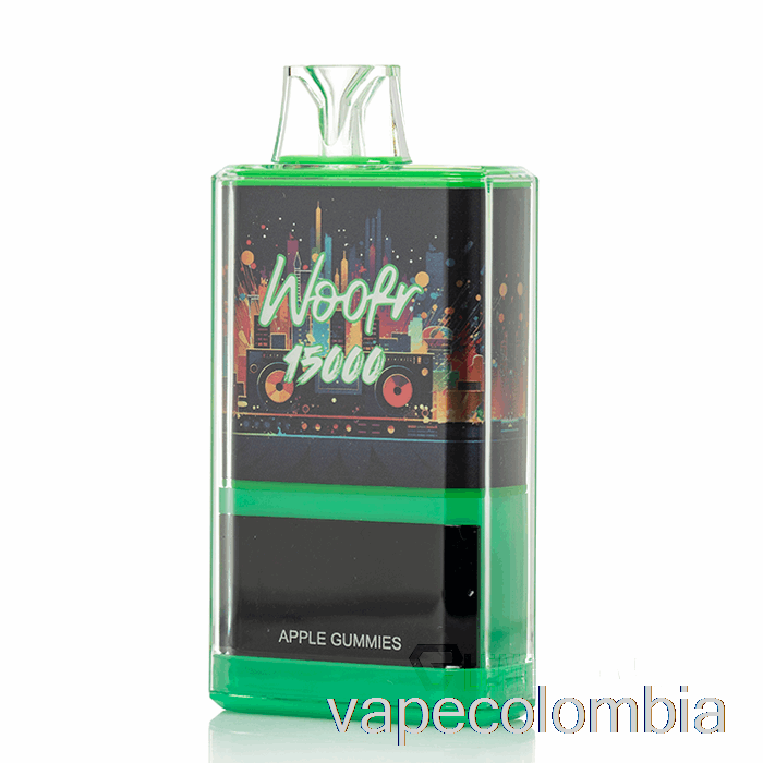 Vape Kit Completo Woofr 15000 Gomitas De Manzana Desechables